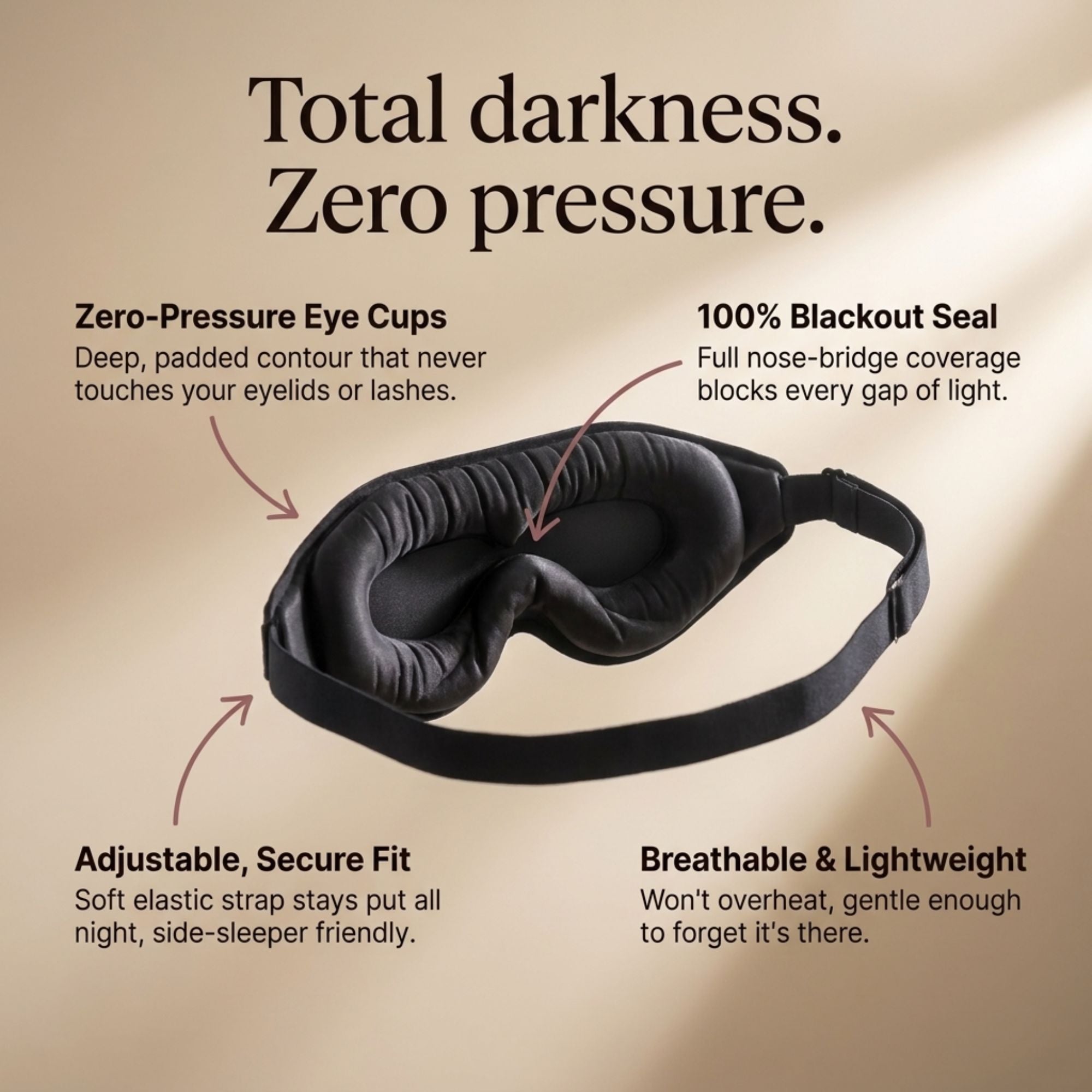 Halo Zero Pressure Sleep Mask